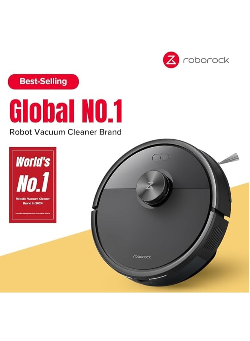 روبو روك روبوت التنظيف والمسح  (مطور من)، بقوة شفط فائقة تصل إلى 10000 باسكال، نظام مزدوج مضاد للتشابك، تحكم عبر تطبيق، نظام ملاحة ، مناسب لشعر الحيوانات الأليفة والسجاد - Image 2